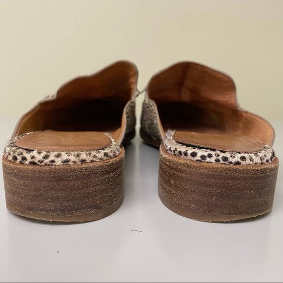 Madewell The Frances Loafer Mule in Spotted Calf Hair - Size 7 - Picture 5 of 8